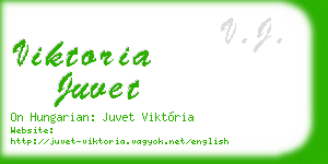 viktoria juvet business card